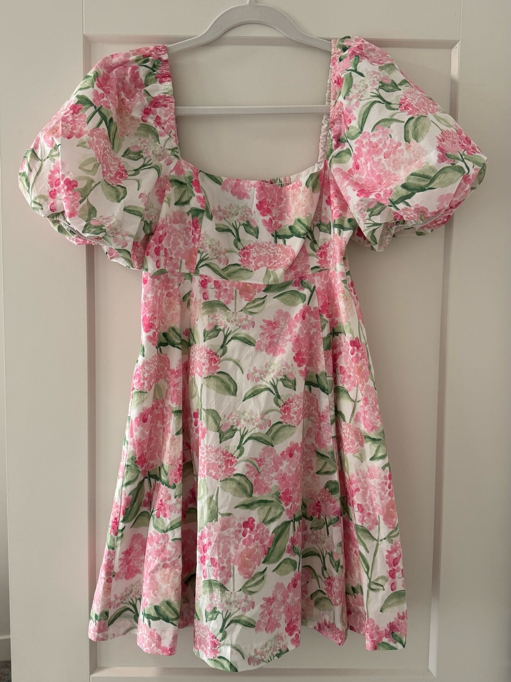 Hill House Home Matilda Mini Dress in Pink Hydrangea (S) - Picture 2 of 5